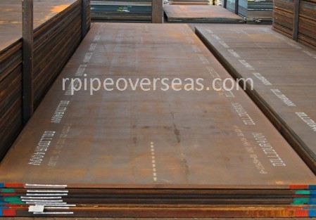 Original Photograph Of Abrasion Resistant Hardox 500 Steel Plates At Our Warehouse Mumbai, India